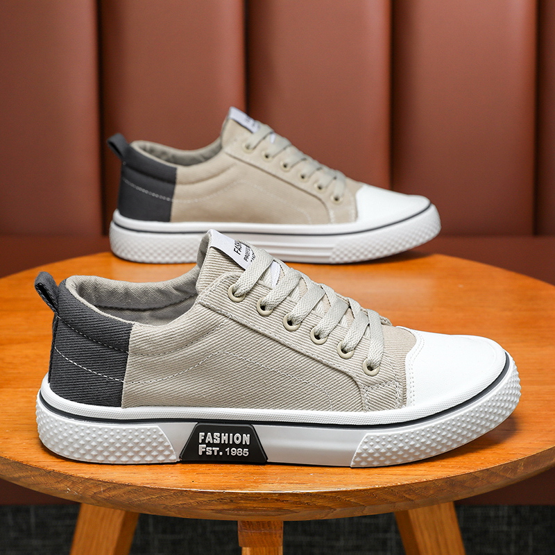 Men'S Shoes Casual Sneakers - Мужские классические кеды из ткани, легкие,