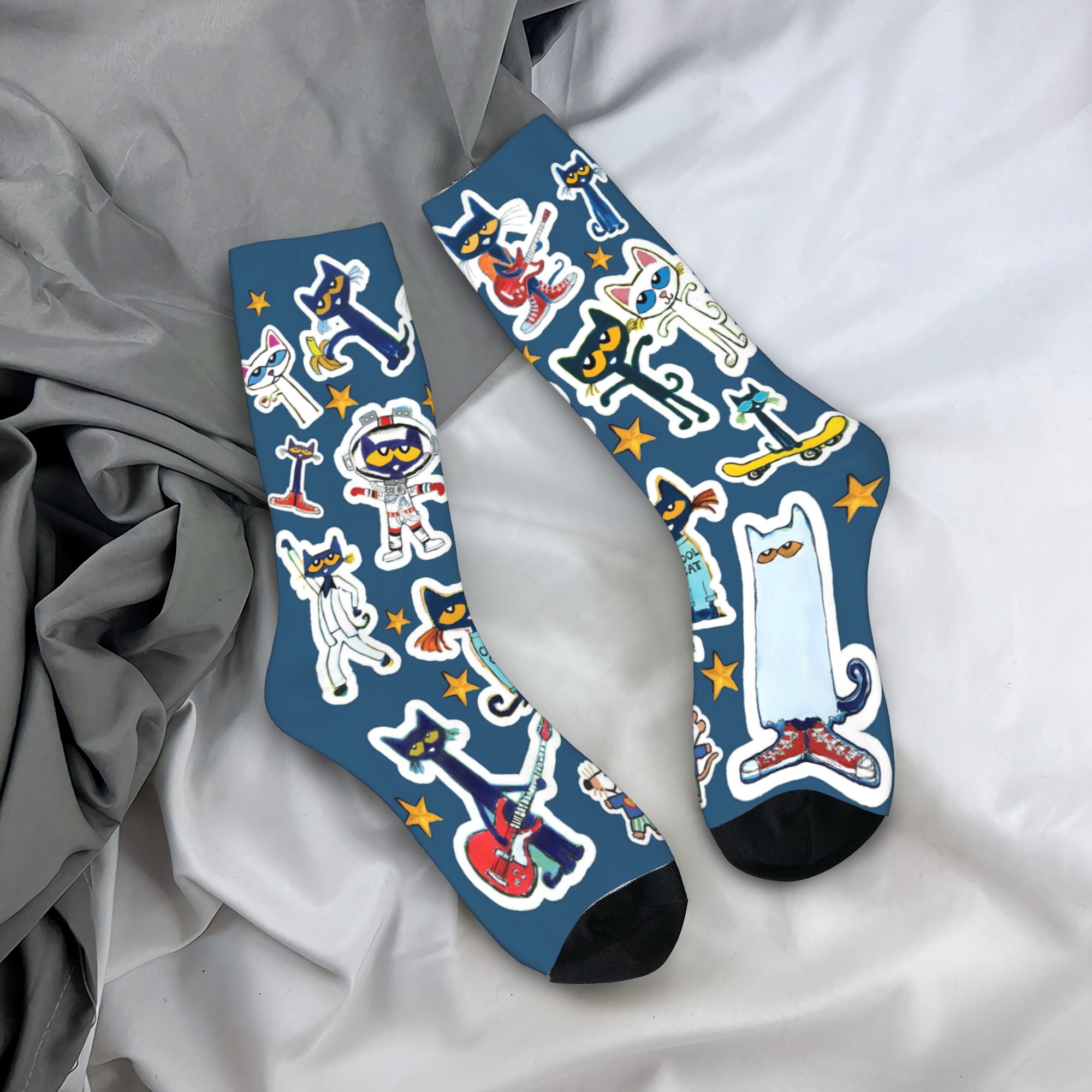 Men'S Shoes For Crews - Носки Pete The Cat I Love
