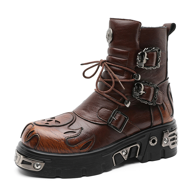 Men'S Shoes Height Increase - Мужские ботинки в стиле панк с
