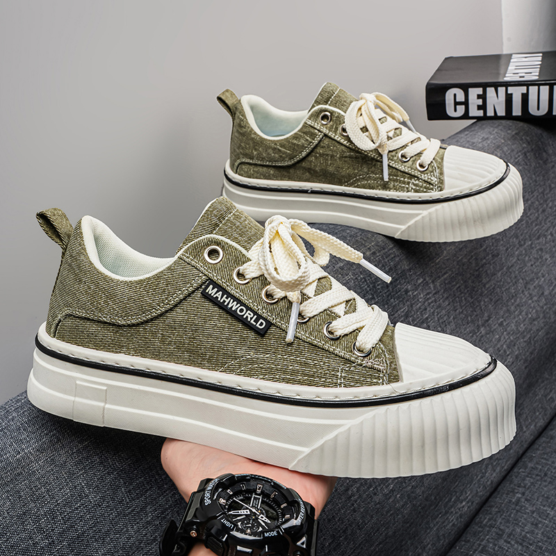 Men'S Shoes Casual Sneakers - Легкие дышащие мужские кроссовки из канваса: