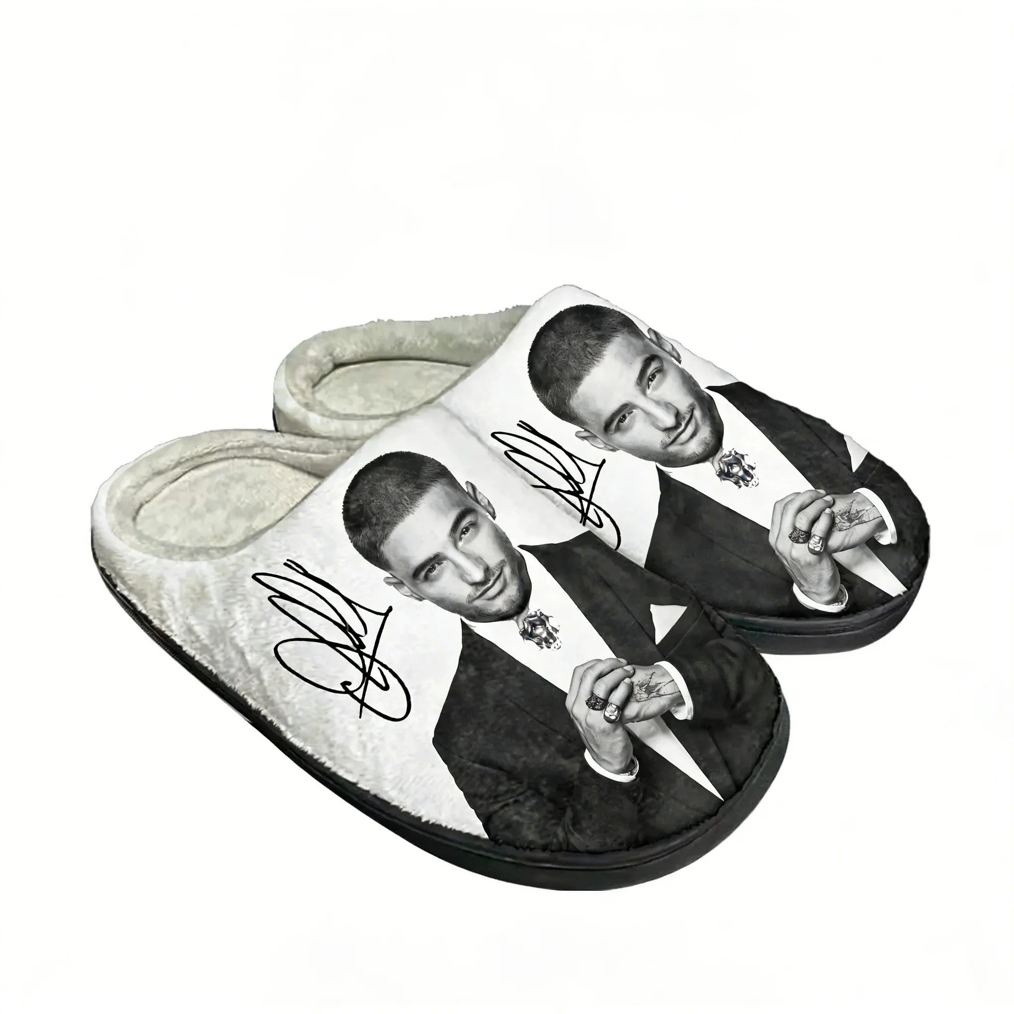 Men Shoes High - Теплые плюшевые тапочки Maluma из хлопка