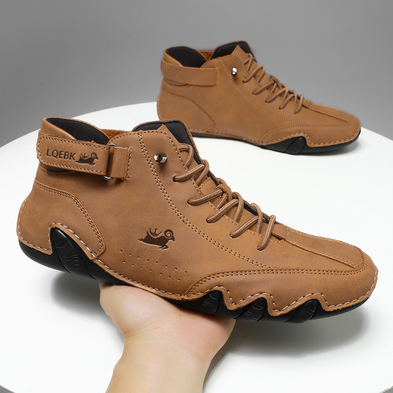 Boat Shoe Leather - Кожаная обувь для мужчин, повседневные кроссовки,