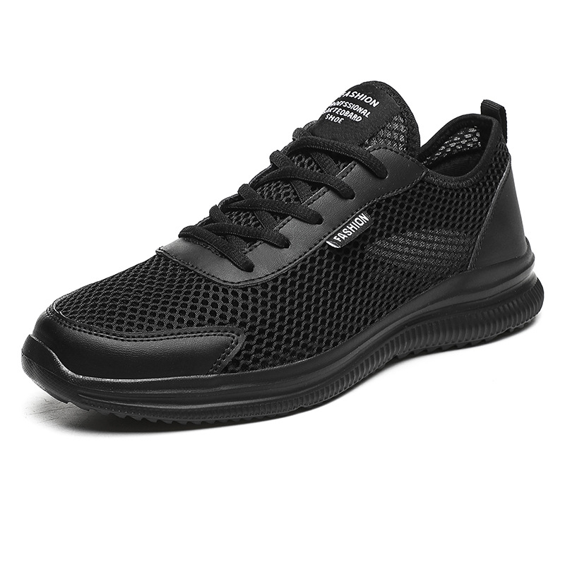 Men Shoes Trainers - Кроссовки мужские сетчатые на шнуровке, Повседневные