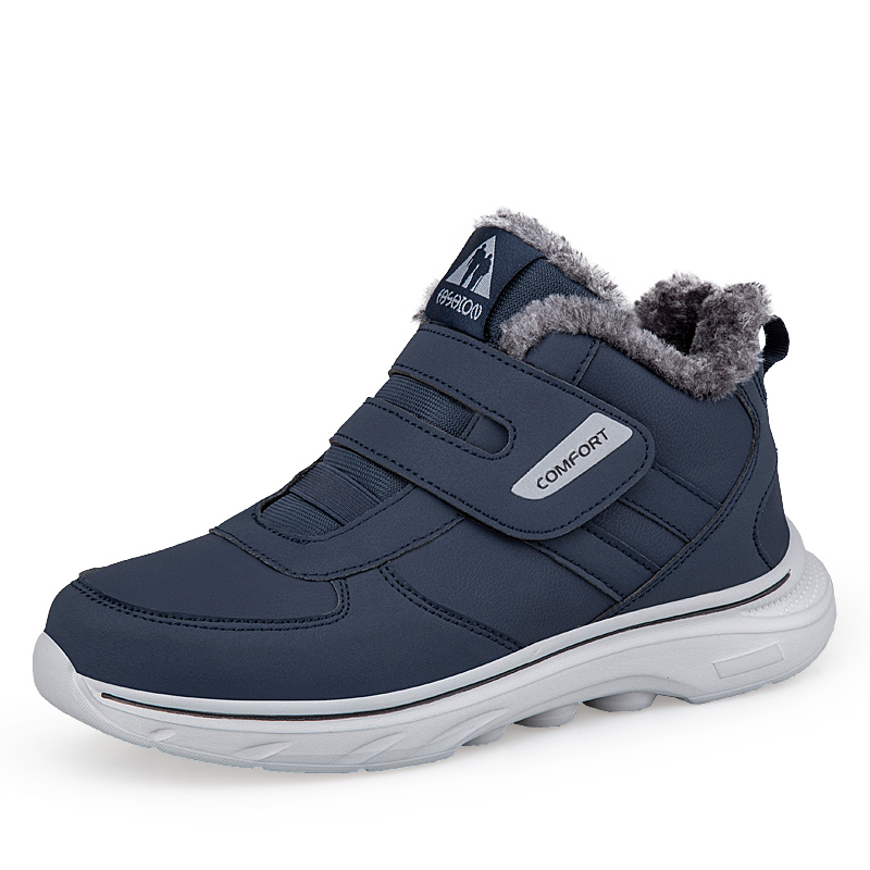 Men'S Shoes Diabetic - Зимние плюшевые ортопедические кроссовки до щиколотки.