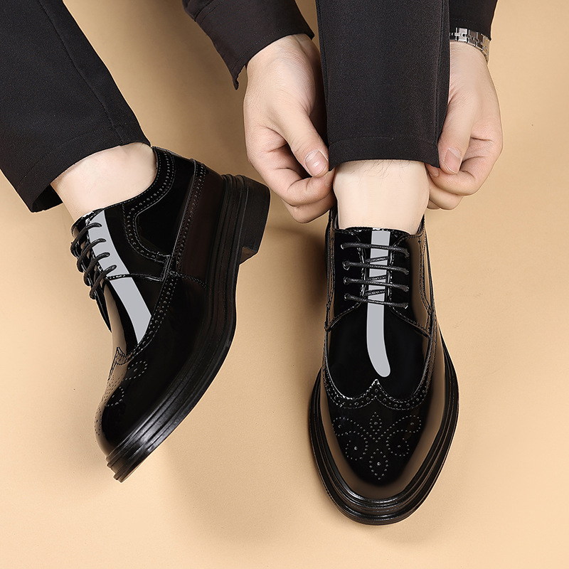 Мужские лакированные туфли-бро – обзор и цена Men'S Shoes Brogues