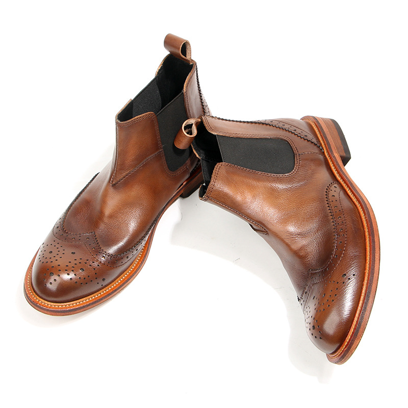 Новые мужские винтажные ботиль – обзор и цена Men'S Shoes Brogues