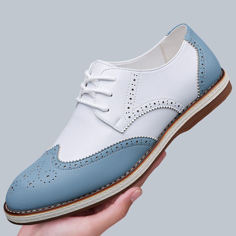 Мужские белые и синие двухцвет – обзор и цена Men'S Shoes Brogues
