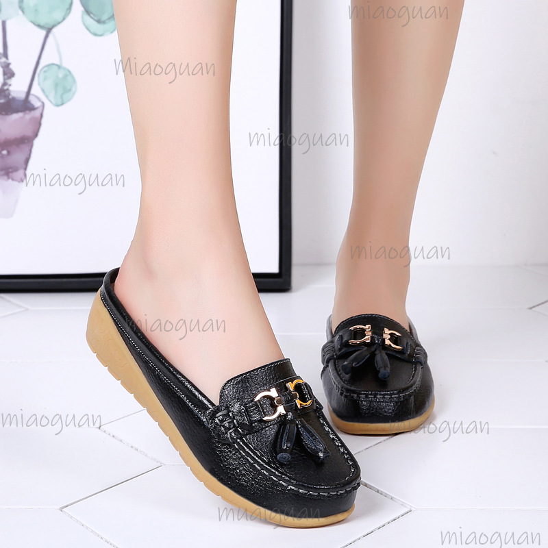Женские кожаные мюли-лоферы с  – обзор и цена Boat Shoe Leather