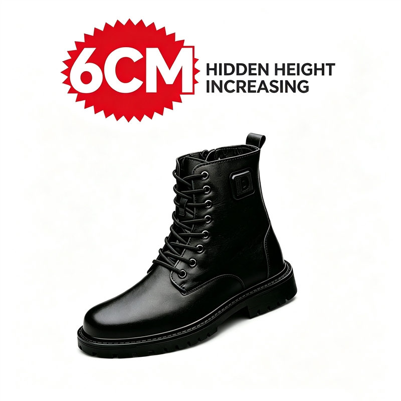 Мужские зимние кожаные ботинки – обзор и цена Men'S Shoes Height Increase