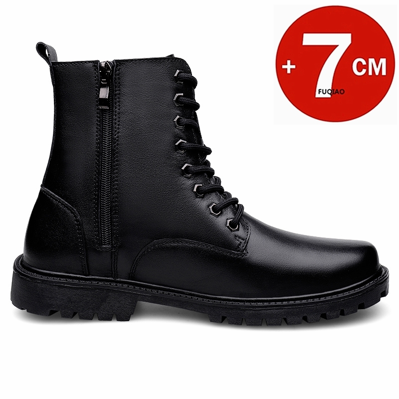 Мужские зимние кожаные ботинки – обзор и цена Men'S Shoes Height Increase