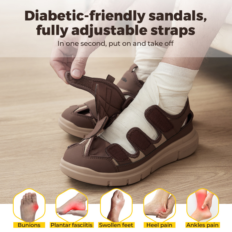 Летние мужские сандалии с расш – обзор и цена Men'S Shoes Diabetic